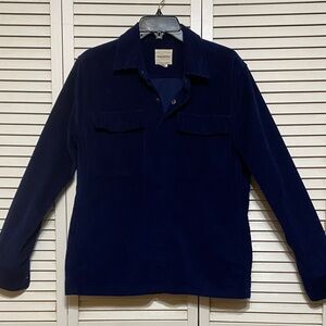 American Eagle Navy Corduroy Shirt Jacket Size M